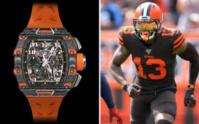 Odell Beckham wearing the Jr. RM 11-03