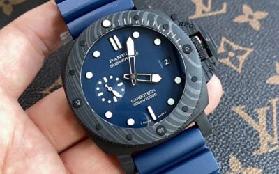 VS Factory Replica Panerai Submersible PAM 1232 Blue Carbon Watch