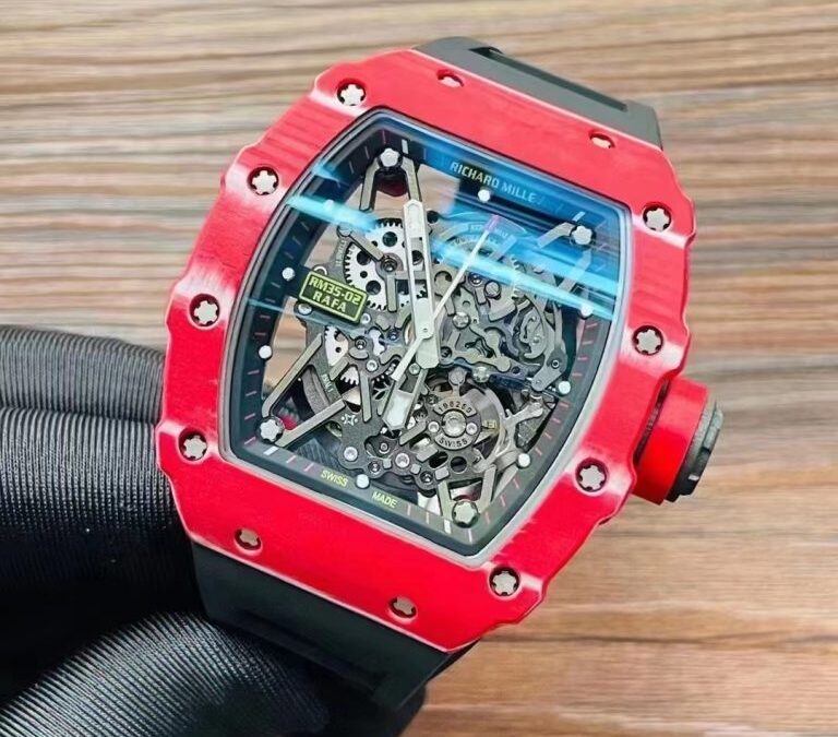 T+ Factory Replica Richard Mille RM35-02 Red Carbon Watches