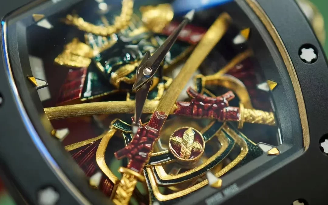 Custom made 18K Richard Mille Samurai Replica Watch