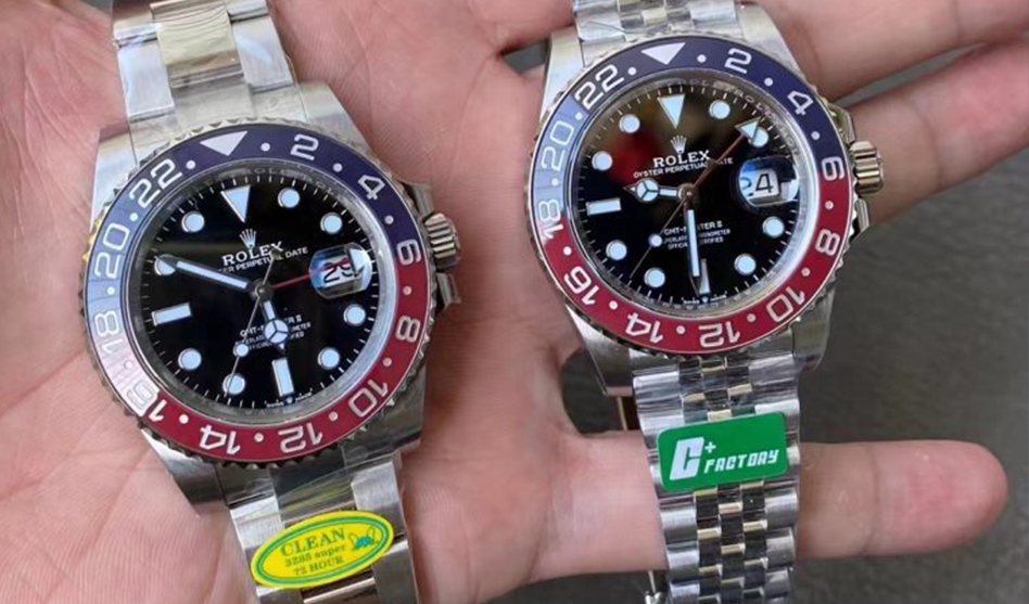 C+ Factory V3 Rolex Pepsi GMT Replica Watch