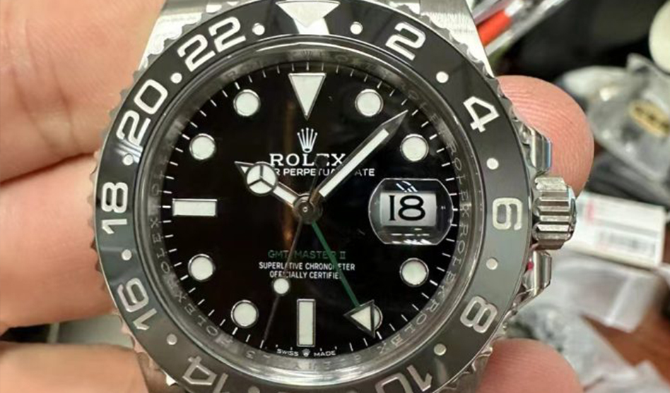 Clean Factory Rolex GMT-Master II 126710 Black & Grey Ceramic Bezel