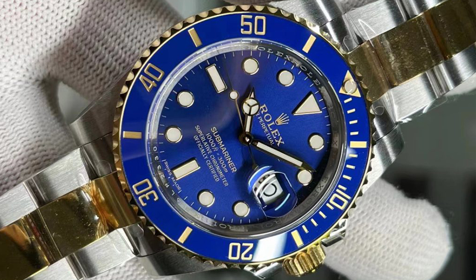 C+ Factory V2 Rolex Submariner 40mm Two Tone Blue