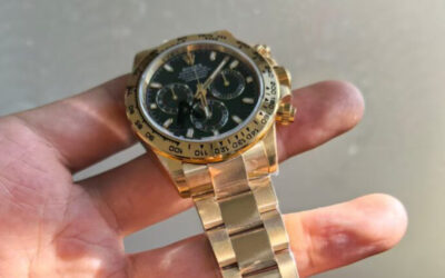 VSF Rolecks Daytona Yellow Gold Green Dial V3