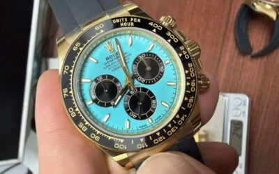 RC Factory Rolecks Daytona 126518LN with Turquoise Dial